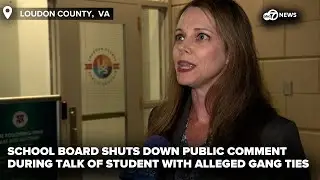 Parents outraged as Loudoun Co. School Board shuts down public comment period during meeting
