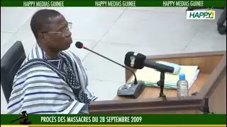 PROCES DU 28 SEPTEMBRE 2009 AVEC L’EX PRÉSIDENT MOUSSA DADIS CAMARA