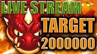 The target is 2000000 mass Live Stream Little Big Snake