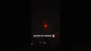 Dji Police Drone (I Literally Thought It was A Plane For A Second ✈️ #dji #shorts #foryou #drone