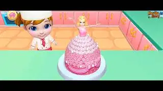 Fun 3D Cake Cooking Game My Bakery Empire Color, Decorate & Serve Cakes - Princess Doll Cake #viral