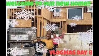 VLOGMAS 2019| DAY 8: BUILDING OUR DREAM HOME & THE KIDS GOT BEAN BOOZLED!!!