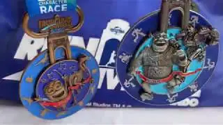 Running Universal Orlando Epic Character Race 5k and 10k Medals 2020