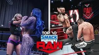 WWE 2K20 - Top 10 Smackdown vs Raw Moments | June 8/12, 2020 (ft. WWE 2K19)