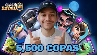 HOY CONSEGUIMOS LAS 5500 COPAS CLASH ROYALE
