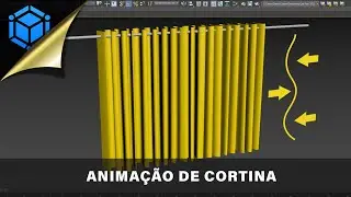 🤓🏳 Animação de Cortina 3D 3ds Max - Gfx Total