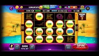 Awesome Win Feature!! Playing Lotsa Slots Episode 11 - Desert Bliss