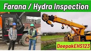 Farana/Hydra Crane Inspection in hindi