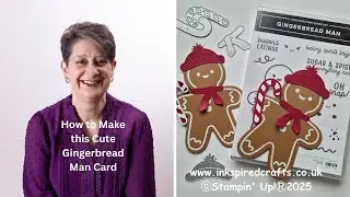 How to Make this Cute Gingerbread Man card