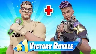 I played Fortnite with a Famous RAPPER! (Logic)