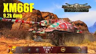 American Premium (Tank Destroyer) XM66F, 9.2K Damage, 7 Kills, El Halluf,  World of Tanks