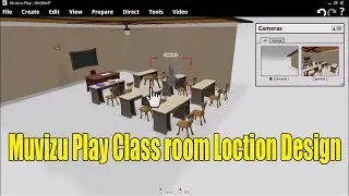 how to design class room location in muvizu play software tutorial in Urdu