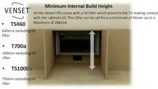 Venset TV Lifts Motorised TV Lifting Mechanism UK