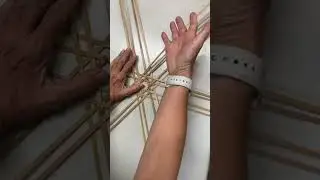 竹篾三角編