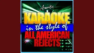 My Paper Heart (In the Style of All American Rejects) (Karaoke Version)