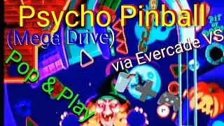 Psycho Pinball (Mega Drive) Trick Or Treat table via Evercade VS (🟥19 Codies) - Evercade challenges