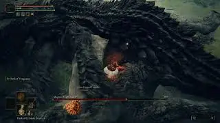 Elden Ring Magma Wyrm Makar boss (Melee)