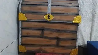 baú do tesouro de papelão.tia Daiane