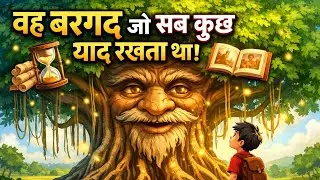 वह बरगद जो सब कुछ याद रखता था | hindi moral story, hindi kahani, bargad ki kahani, cartoon video |