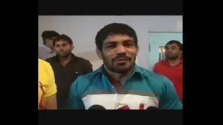 Indian Wrestler Sushil Kumar Motivates School Children at Yamuna Nagar