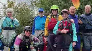 Rob Blickensderfer paddling the North Santiam River at age 94, Oct 3rd, 2023