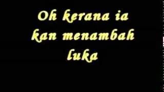 KRU - Jangan Lafazkan ( Lirik )
