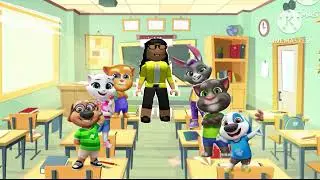 My Talking Tom goes to school