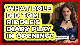 What Role Did Tom Riddle's Diary Play In Opening?