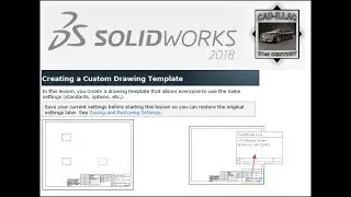 Drawing Template - Basic Techniques - SOLIDWORKS 2018