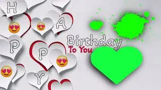 🎂👑 Birthday Green Screen | Background Video | Birthday Template &lrm;@Birthday-sparkle&nbsp; #happybirthday