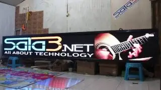 Running Text VideoTron 50Cmx400Cm Full Color By Sala3.NET