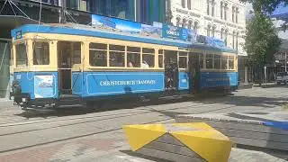 Historic Tram in #christchurch  New #newzealand #tram #city #citytour