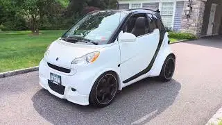 Продаётся кабриолет Smart Fortwo Passion 2008 года с широким кузовом. Диски и обвес Lorinser.