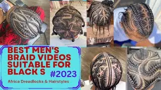Best Black men's hair braid compilation 2023