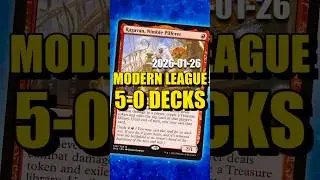 UNDEFEATED MTG Modern League Decklists (2026-01-26) #davidroyale  #modern #modernmtg