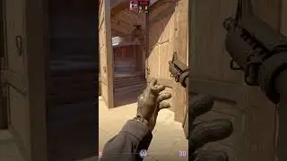 Safety Smoke Camera From Mid On Anubis In CS2 #cs2 #shorts