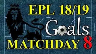 EPL Season 18/19 Matchday 8 Goal Highlights