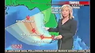Hurricane Katrina over Florida CNN WxMaps 2005^07^26