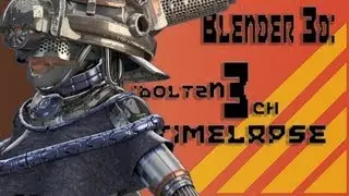 Blender 3d: Boltzn3ch: Speed Hardsurface Model And Texture (Part 2)