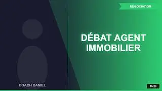 D&eacute;bat avec Sara agent immobilier