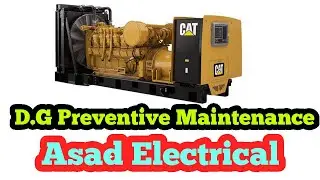DG Preventive Maintenance | Diesel Engine PM Service Explained in URDU / HINDI by Asad Electrical