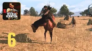 Red Dead Redemption NETFLIX Gameplay Story Mode Bonnie MacFarlane lassoing Stallion #6