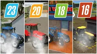 Vehicles At The Washing Station - fs16 vs fs18 vs fs19 vs fs20 vs FS22 vs fs23, | 4uboss