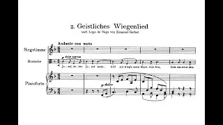 J. Brahms, Two Songs for Viola, Voice and Piano Op.91 - Score