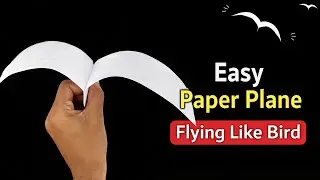 Best Flying Bird Plane | Notebook Paper Airplane Flying Like Bird
