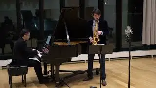 Sonata for Alto Saxophone and Piano by David Maslanka -  I. Moderate | Jacob Nance, Saxophone