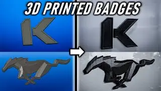 Designing and 3D Printing Custom Badges for my Car