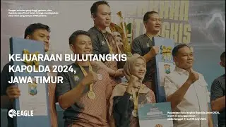 EAGLE - Kejuaraan Bulutangkis Kapolda Jatim 2024 RAIH Rekor Muri Atas Peserta Terbanyak!