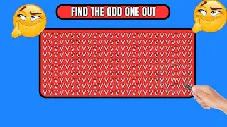 FIND THE ODD ONE OUT NUMBERS AND LETTERS EDITION