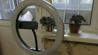 Штатив для телефона со светодиодным кольцом 26 см ZUP Flexible. Маленький подарок!